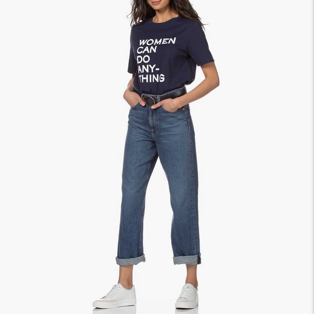 Rag & Bone Ruth High-Rise Straight Jeans • 30